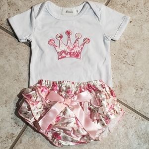Bobora Girls Princess Two Piece Outfit